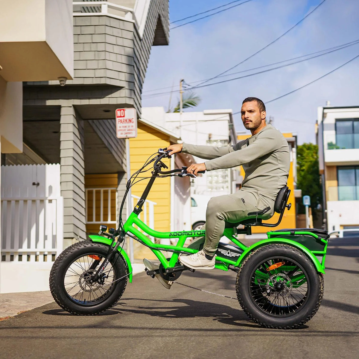 Addmotor M - 360II Semi - Recumbent Electric Trike, 85MI, Fat Tire 3 Wheel Electric Bike for Adults - Product image 21