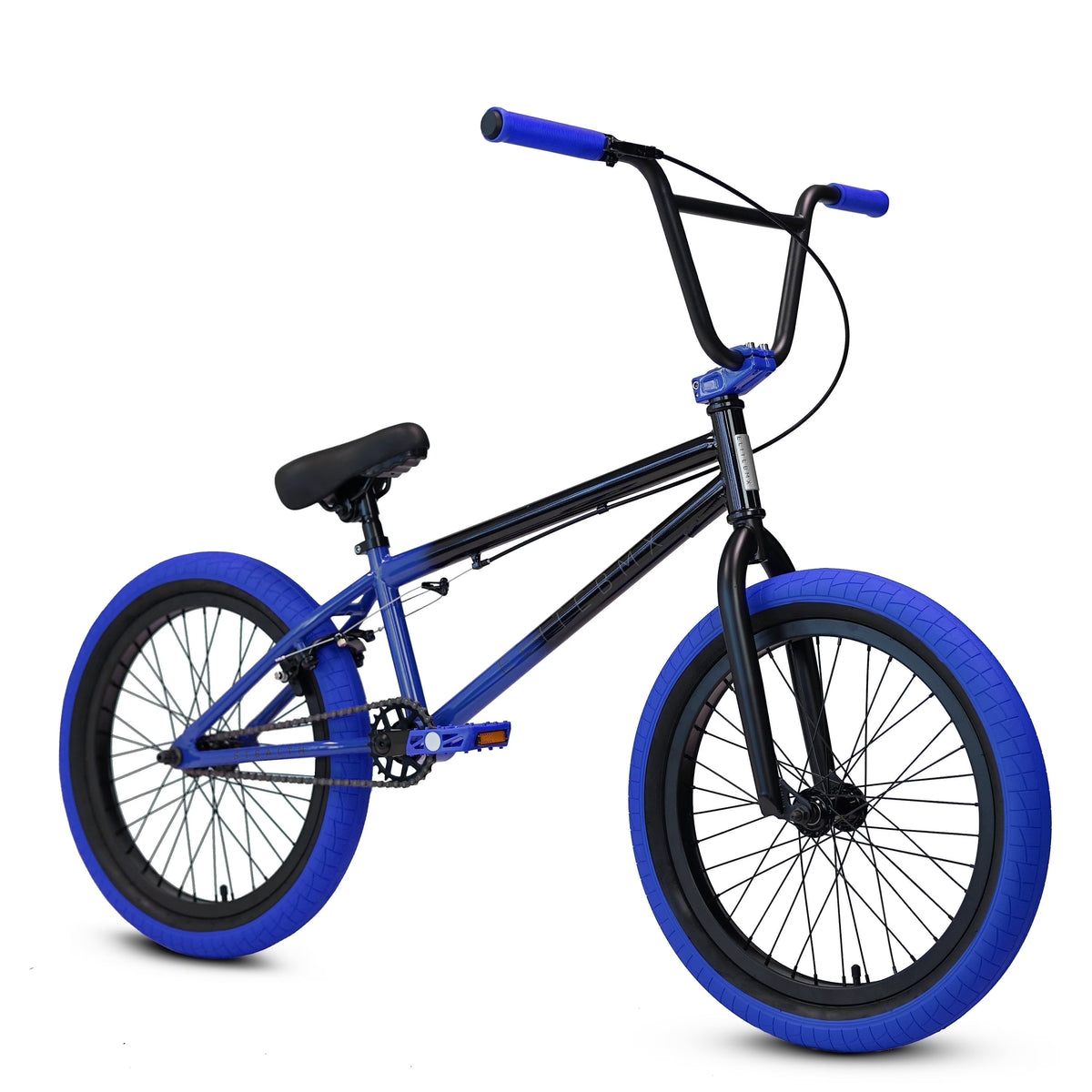 Elite BMX Bicycle 20" Freestyle Bike - Stealth Blue Purple Ideal for Ages 7 to 18 Years - Product image 7