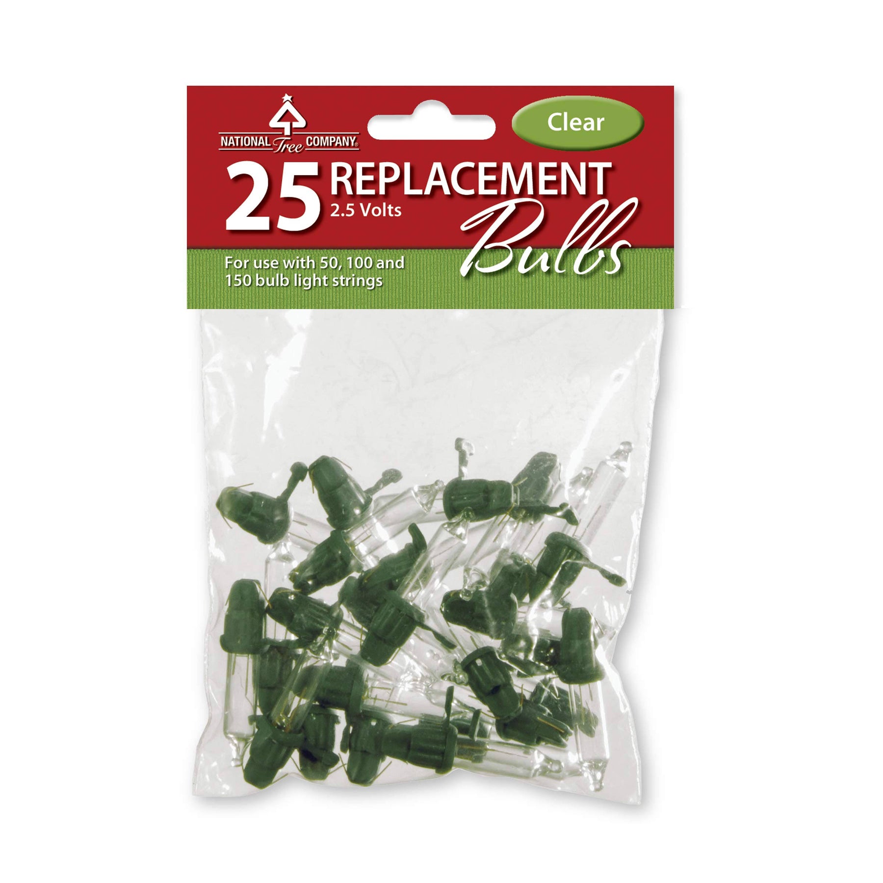 National Tree Company Replacement Bulbs 25 Clear - Product image 1