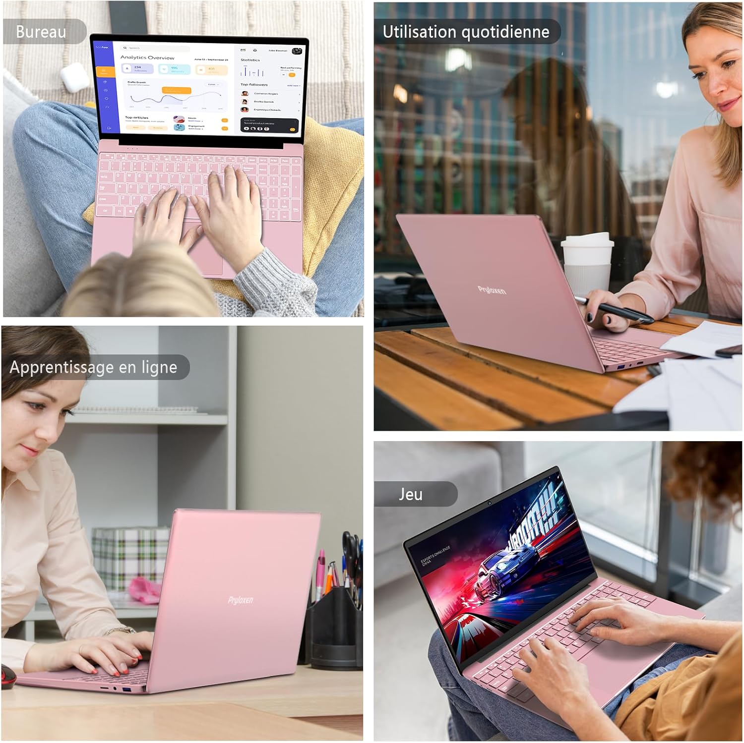 Pryloxen Ultra-Thin 15 6" FHD IPS Laptop - Celeron N150 3 4 GHz Processor 32 GB DDR4/1 TB SSD Backlit Keyboard Wi-FI 5G & 8000 mAh Battery (360 × 275 × 18 mm 1,679 kg)