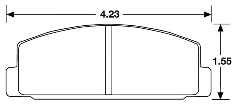 Hawk Performance HB158 Series Brake Pad