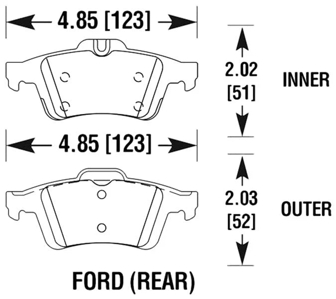 Hawk Performance HB896 Series Brake Pad