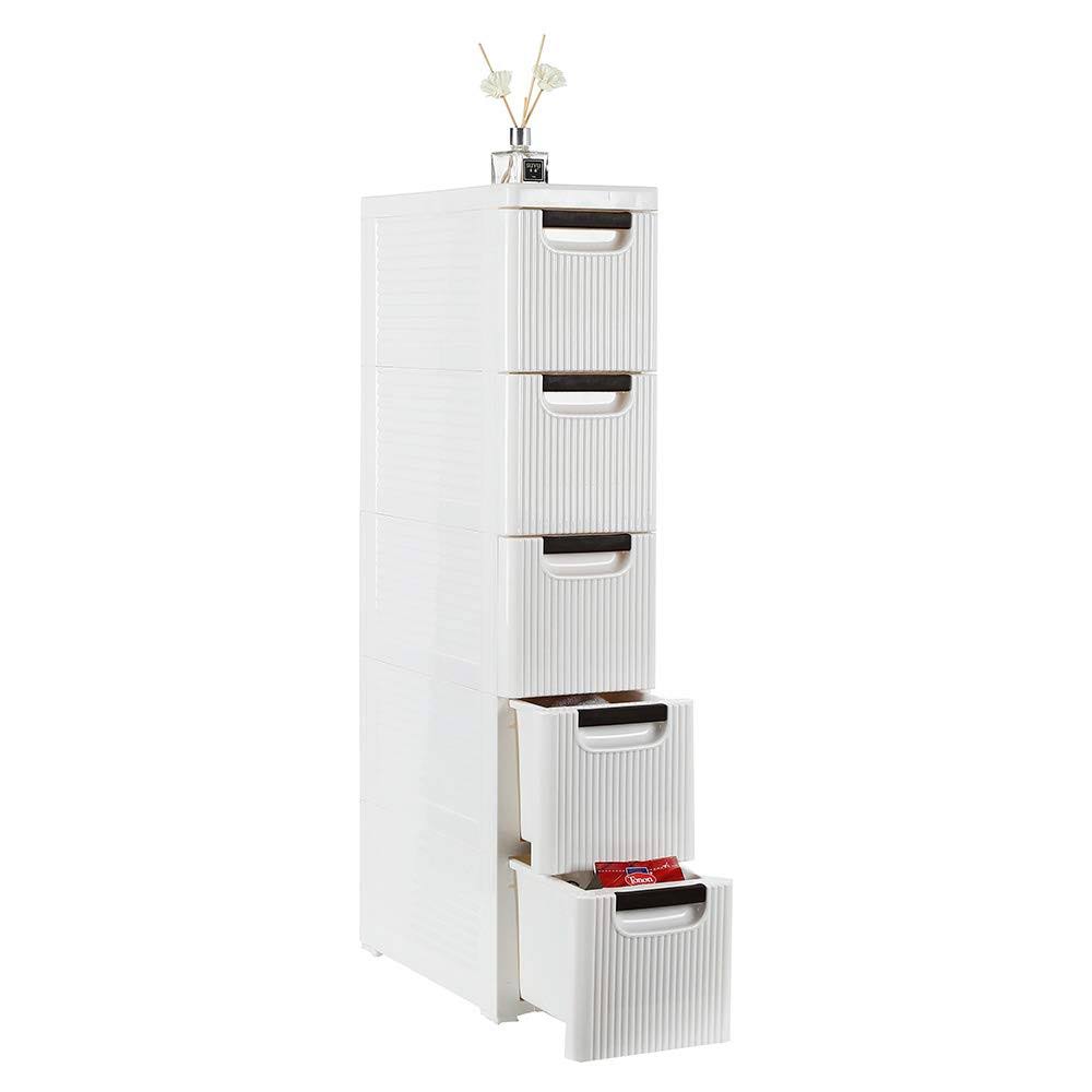 Rolling Cart Organizer Unit, Rolling Cart Organizer Unit with Wheels Narrow Slim Container Storage Cabinet - Product image 1
