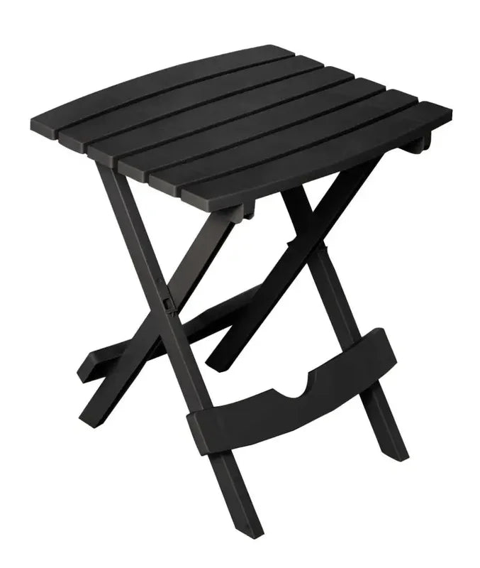 Adam'S Mfg 8510-02-3734 Quik-Fold Side Table - Black