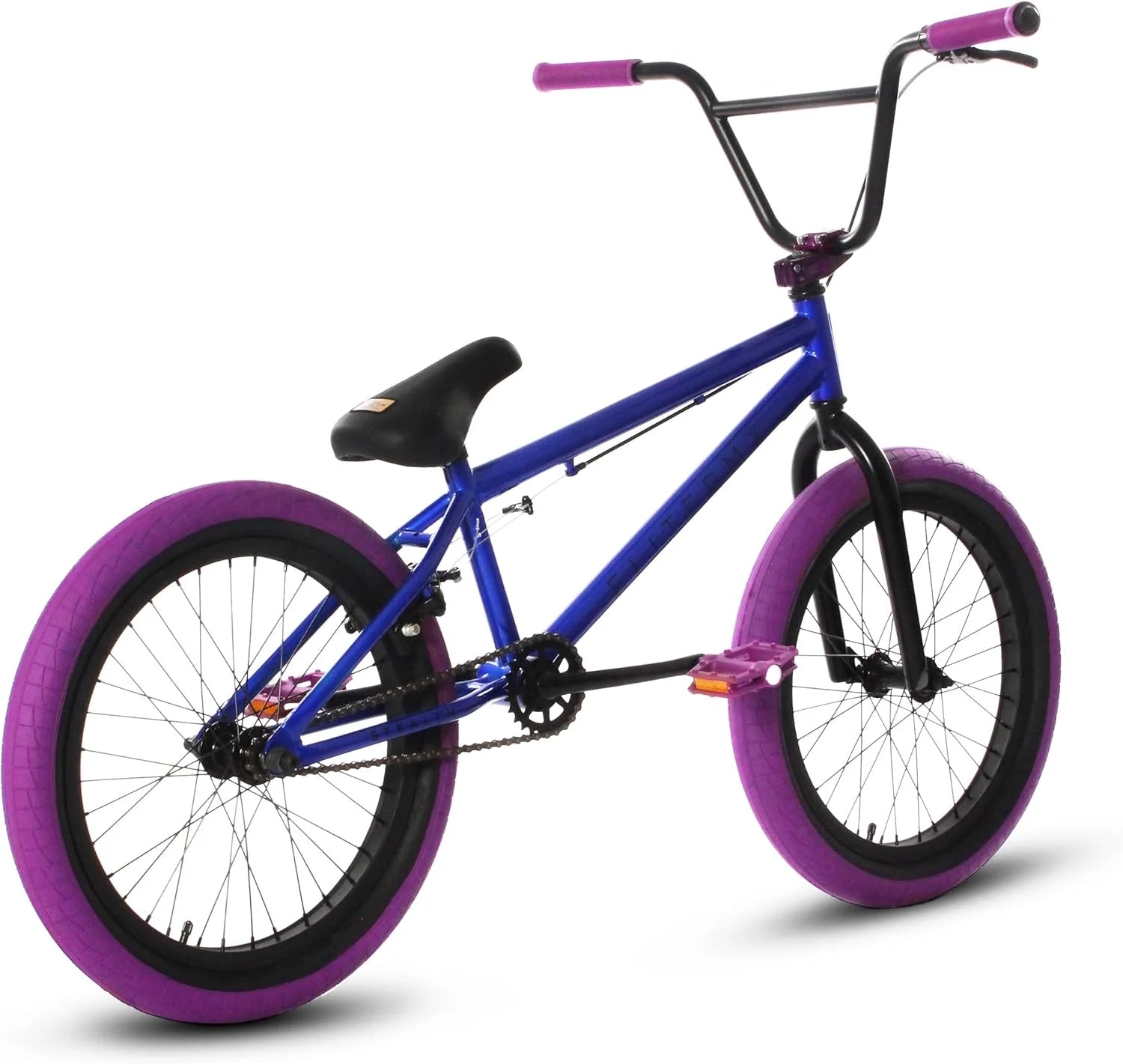 Elite BMX Bicycle 20" Freestyle Bike - Stealth Blue Purple Ideal for Ages 7 to 18 Years - Product image 12