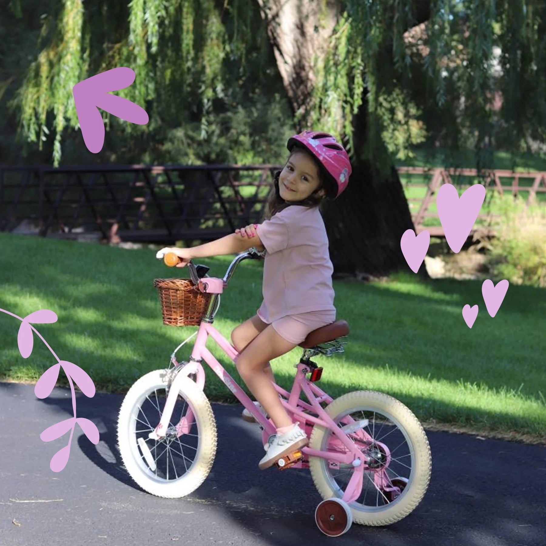 JOYSTAR Girls Bike for 2 - 12 Years Old Toddlers and Kids, 12" 14" 16" Kids Bike with Training Wheels & - Product image 37