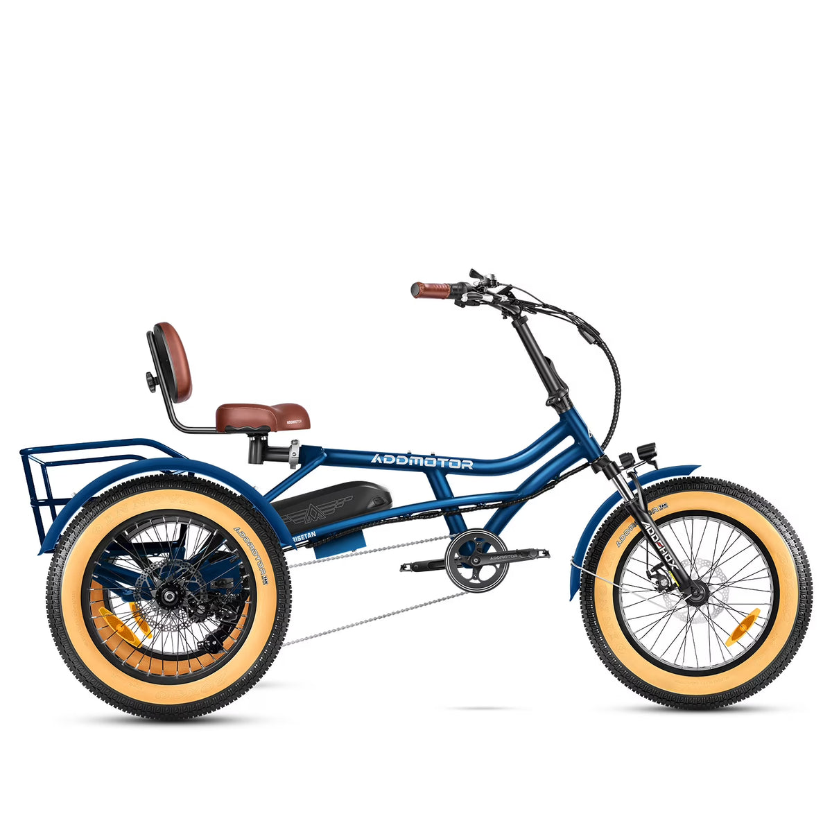 Addmotor M - 360II Semi - Recumbent Electric Trike, 85MI, Fat Tire 3 Wheel Electric Bike for Adults - Product image 7