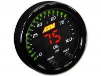 AEM X-Series Oil/Fuel Pressure Gauge 0-100psi