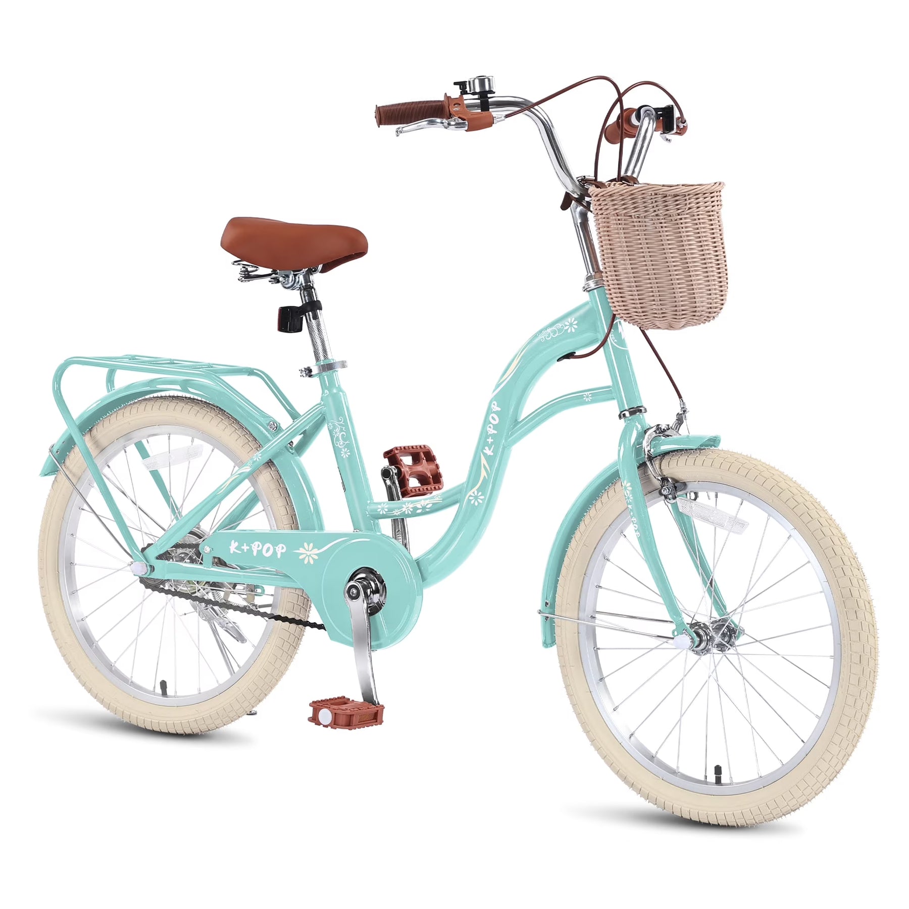 Bstjewey 20 in Girls Bike with Basket, Kids Bicycle for Ages 7 - 13 - Product image 1