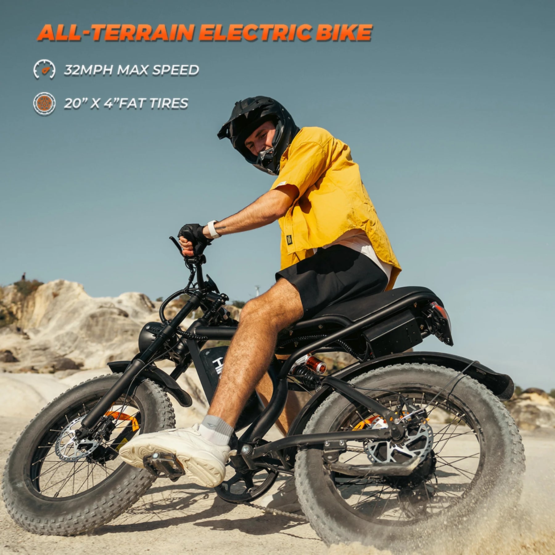 20" Fat Tire Electric Bike for Adults, 1500W Peak Adults Ebike, 48V 15ah Battery Electric Mountain Bike - Product image 3