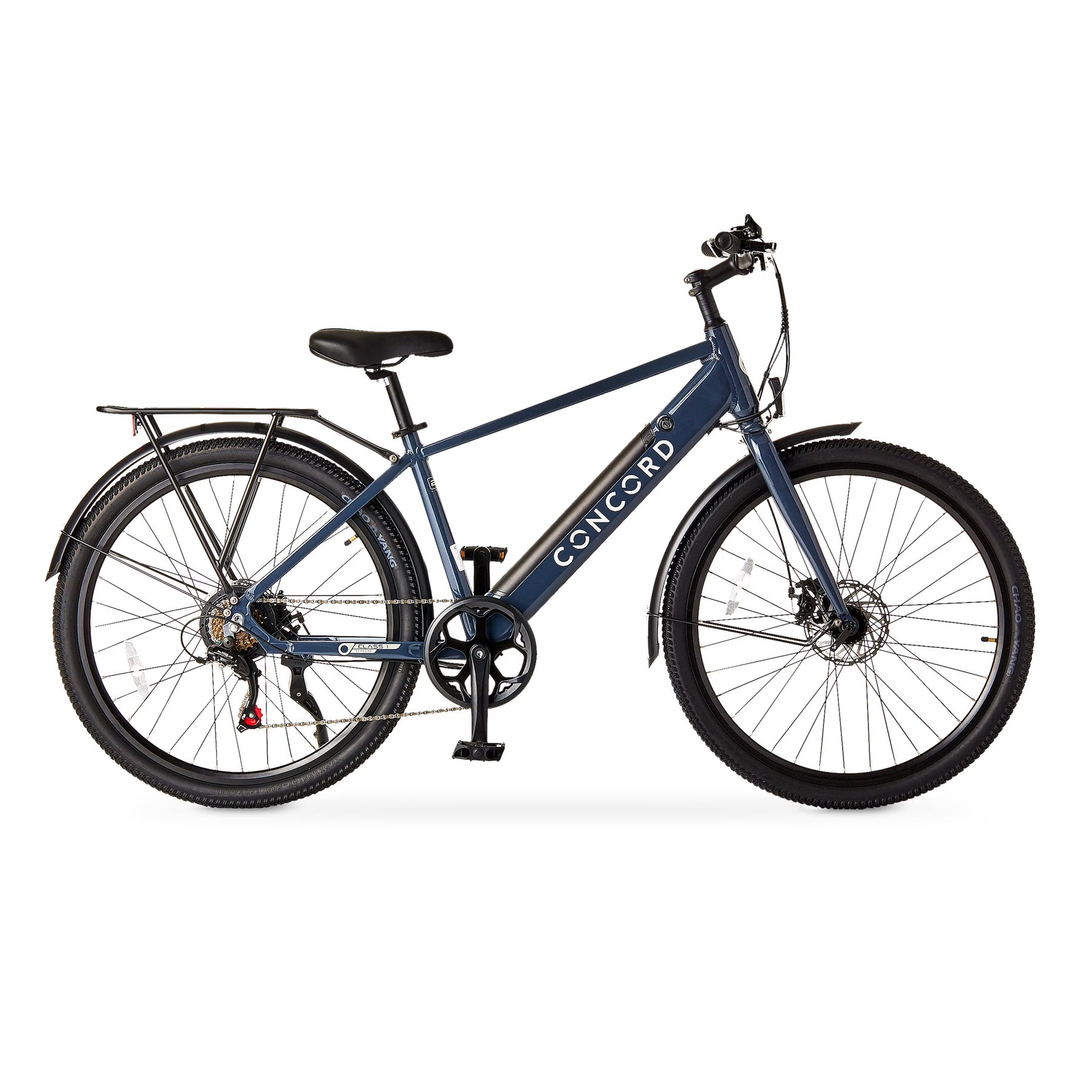 Concord 27.5" Step - Over Electric Commuter Bike, 36V, Gray, Fits Riders 5'1" - 6'1", Adult, Unisex - Product image 1