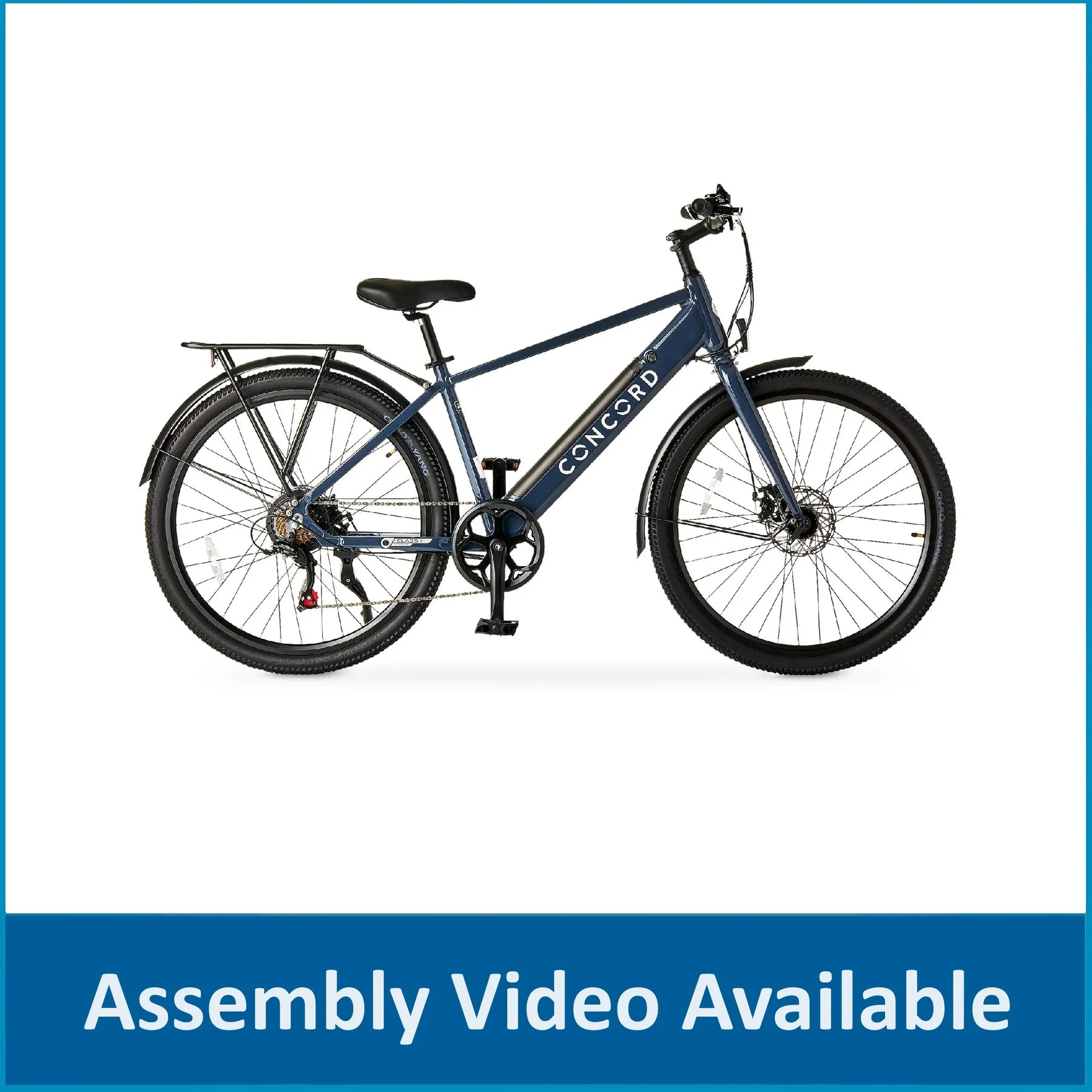 Concord 27.5" Step - Over Electric Commuter Bike, 36V, Gray, Fits Riders 5'1" - 6'1", Adult, Unisex - Product image 4
