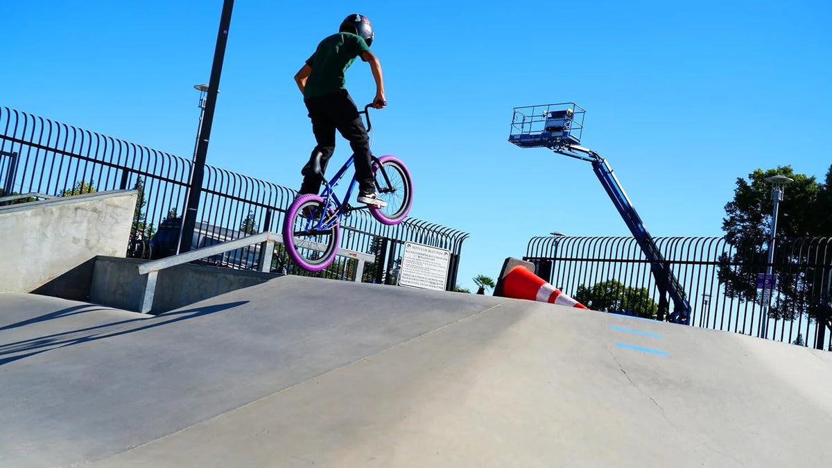 Elite BMX Bicycle 20" Freestyle Bike - Stealth Blue Purple Ideal for Ages 7 to 18 Years - Product image 10