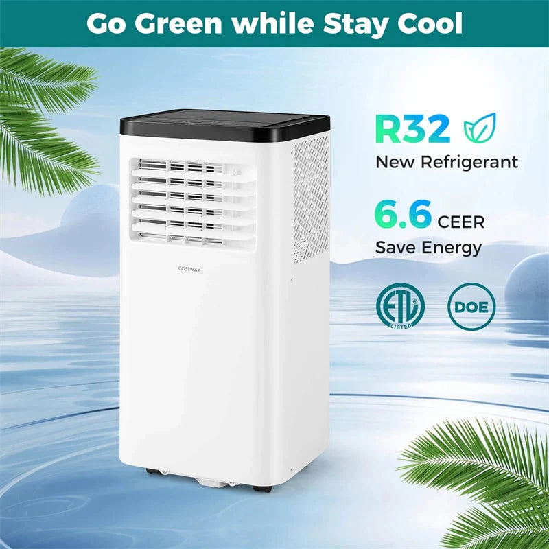 10000 BTU Portable Air Conditioner, 3-in-1 AC Unit with Fan & Dehumidifier, Remote Control, 24H Timer - Product image 5