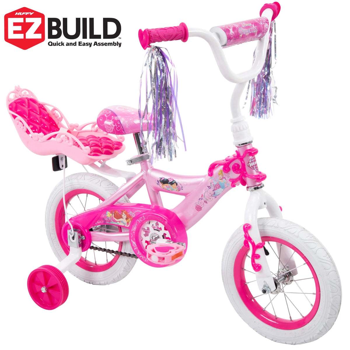 Princess Girls' 12" Bike with Doll Carrier by Huffy - Product image 4