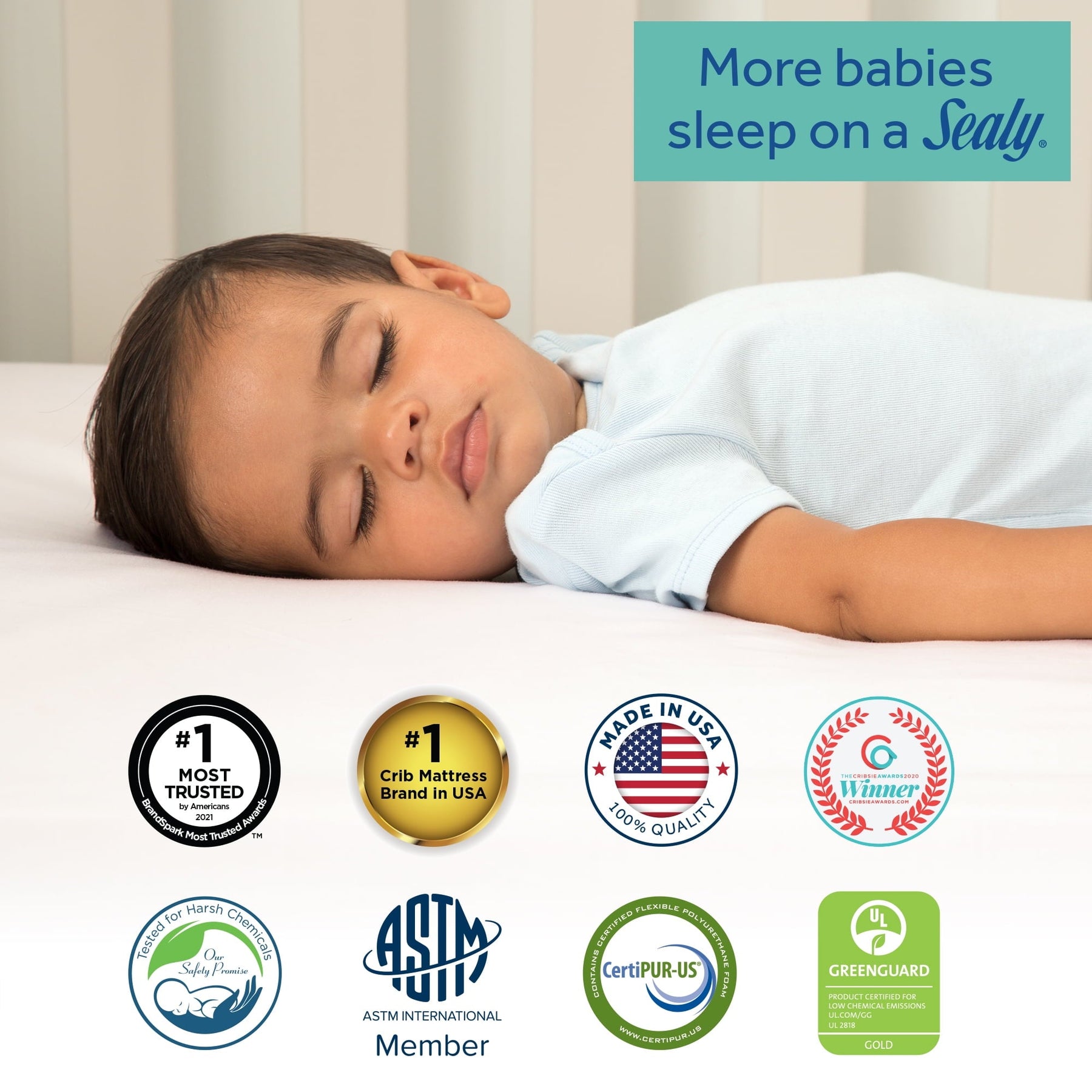 Celestial Cool Ultra-Premium 2-Stage Hybrid Antibacterial Crib & Toddler Mattress. Cool Copper Gel - Product image 4